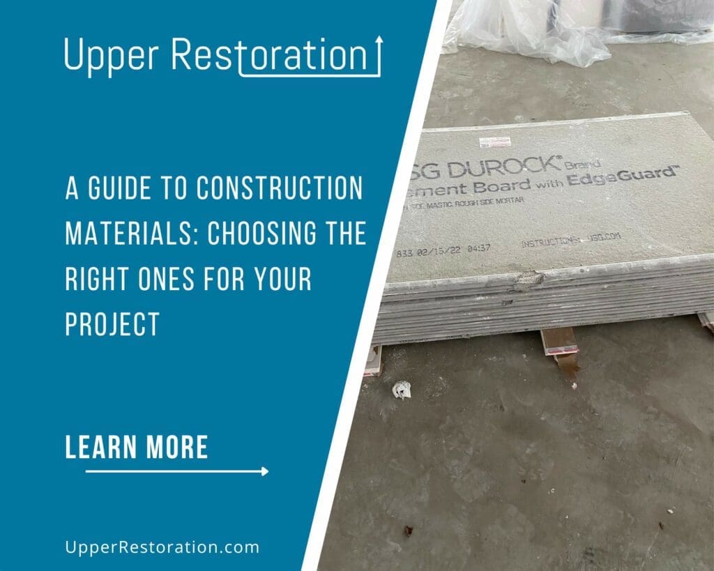 A Guide to Construction Materials: Choosing the Right Ones for Your Project